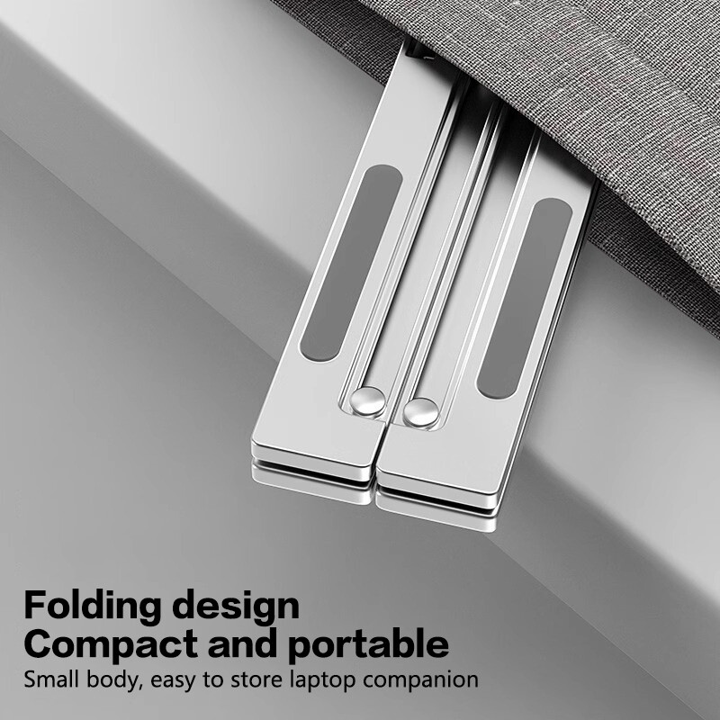 Skladací chladiaci stojan na notebook, prenosný stojan na chladenie notebooku pre 16-18 palcový tablet, stolný držiak s ventilátormi