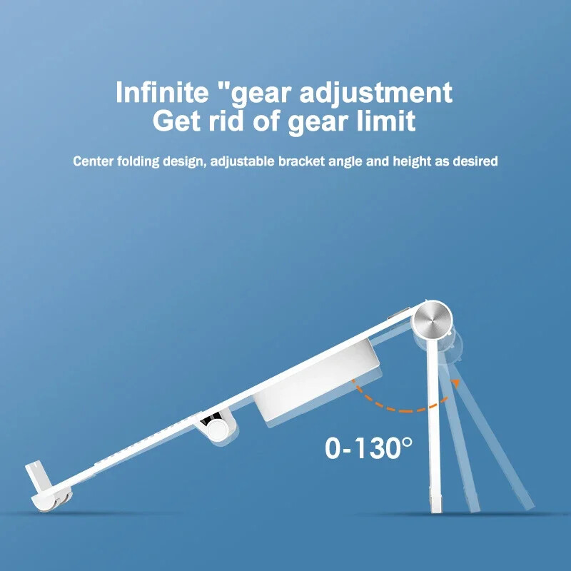 D33 Охлаждаща скоба за преносим лаптоп за 16" или по-малко преносими компютри Охладителна стойка с 2 вентилатора, регулируема сгъваема охлаждаща подложка за лаптоп за игри