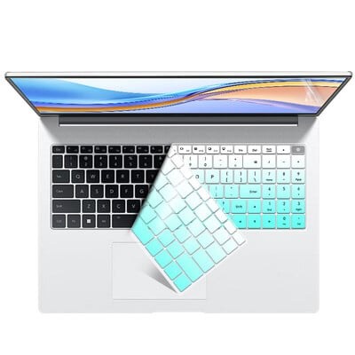 Szilikon laptop billentyűzet bőrborító a Honor MagicBook X16 Plus 2024 / MagicBook Pro 16 2024 2023 / MagicBook X 16 2022 16 hüvelykes számára