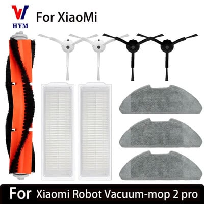 За Xiaomi Mi Robot Vacuum-Mop 2 Pro/Lite MJST1SHW MJSTL Hepa Filter Mop Cloth Основна странична четка Аксесоари за прахосмукачка Mijia