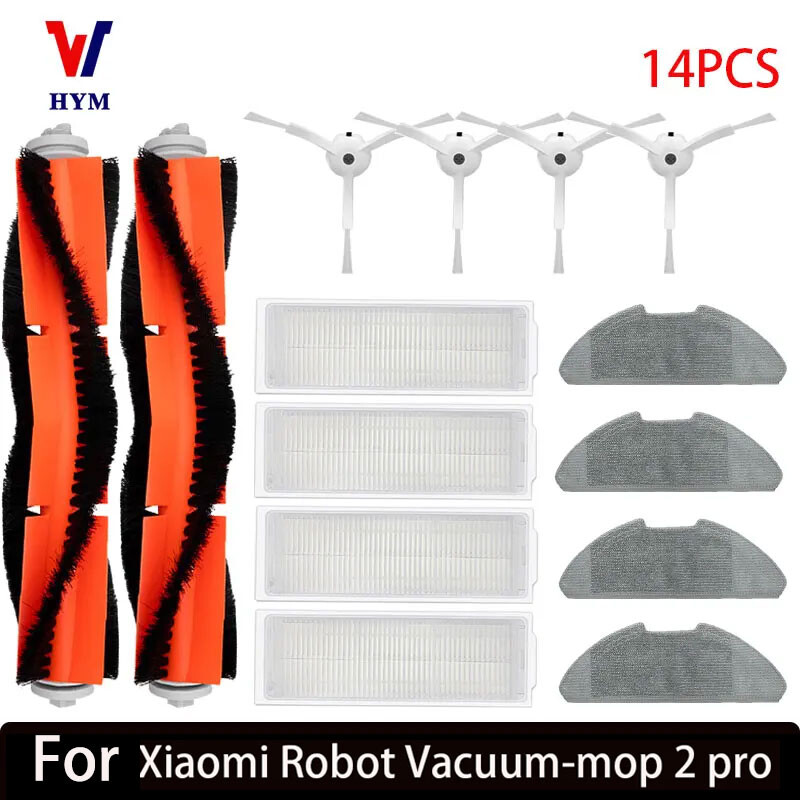Pre Xiaomi Mi Robot Vacuum-Mop 2 Pro/Lite MJST1SHW MJSTL Hepa filter Mop Handrička Hlavná bočná kefa Mijia Príslušenstvo k vysávačom