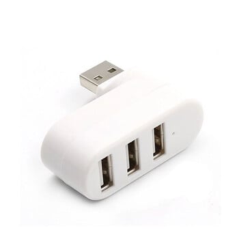 PzzPss 3 Port Multi 2.0 USB HUB Mini USB Hub Προσαρμογέας Splitter Περιστροφής υψηλής ταχύτητας για φορητό υπολογιστή για φορητό υπολογιστή Αξεσουάρ υπολογιστή