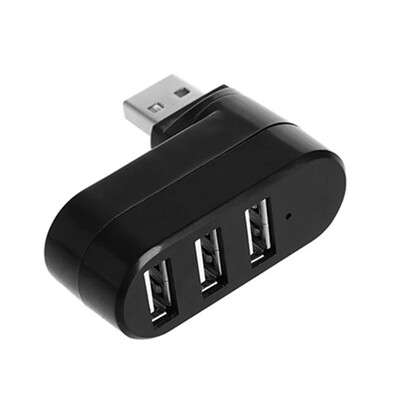 PzzPss 3 Port Multi 2.0 USB HUB Mini USB Hub Προσαρμογέας Splitter Περιστροφής υψηλής ταχύτητας για φορητό υπολογιστή για φορητό υπολογιστή Αξεσουάρ υπολογιστή