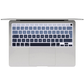 EU Spanish for Macbook Air 13 2020 M1 Chip A2337 A2179 Keyboard Cover Skin Rainbow Silicon For Macbook Air 13 2020 Keyboard Skin