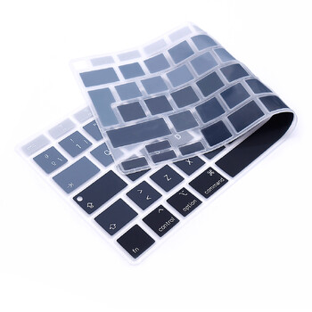 EU Spanish for Macbook Air 13 2020 M1 Chip A2337 A2179 Keyboard Cover Skin Rainbow Silicon For Macbook Air 13 2020 Keyboard Skin