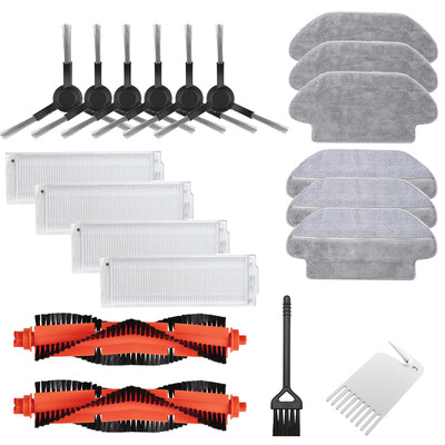 Poklopac glavne bočne četke Hepa Filter Mop Cloth za Xiaomi Mijia 3C 3c B106CN Robot Vacuum Robotic Cleaner Dodatna oprema Kompleti dijelova