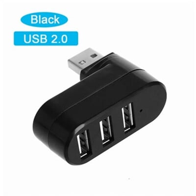 PzzPss High Speed 3 porturi USB 3.0 HUB Extender Splitter Rotire USB Hub 2.0 Adaptor pentru computer PC Laptop Mac Mini Accesorii