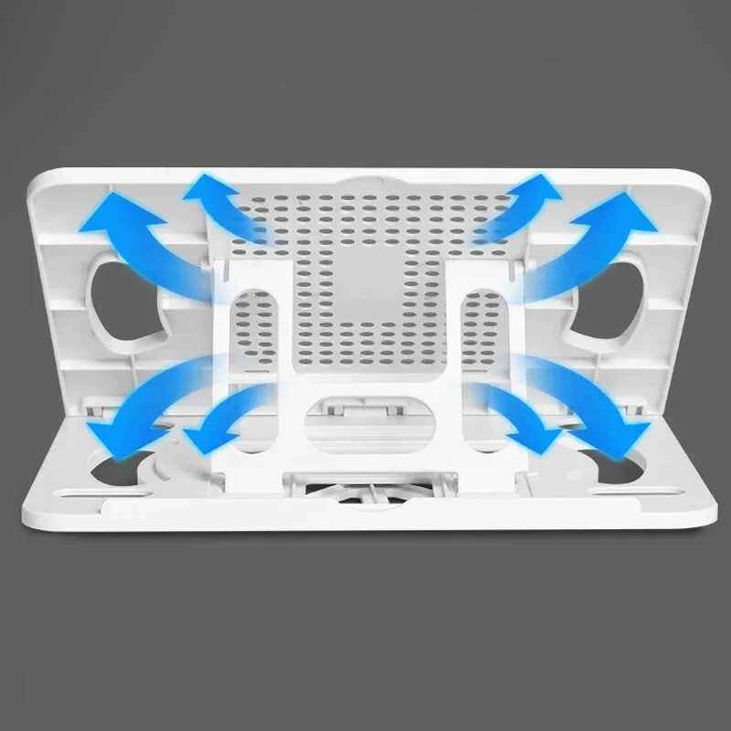 Skladací stojan na notebook, základňa na podporu notebooku, chladiaci držiak na notebook, univerzálny držiak na počítač, príslušenstvo pre Macbook, iPad, tablet