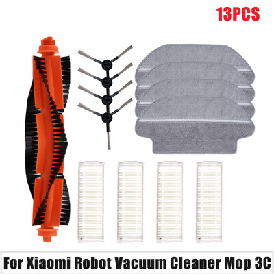 Pre Xiaomi Mijia 3C B106CN Náhradné diely pre robotický vysávač, hlavnú kefu, bočnú kefu, HEPA filter, príslušenstvo