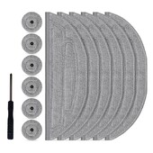 Šluostės, skirtos Roborock S8 Maxv Ultra / S8 Max Ultra roboto dulkių siurblio šluostės užpildymui