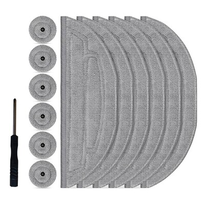 Šluostės, skirtos Roborock S8 Maxv Ultra / S8 Max Ultra roboto dulkių siurblio šluostės užpildymui