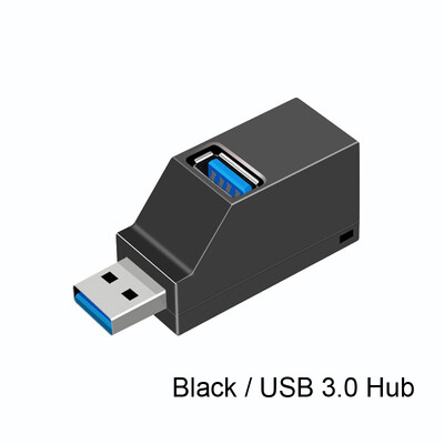 USB HUB Stander 3.0 Adapter Extender Mini Splitter 3 porti personālajam datoram klēpjdatoram Macbok Mobile Phone High Speed U diska lasītājs priekš Xiaomi