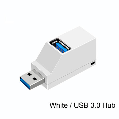 USB HUB Stander 3.0 Adapter Extender Mini Splitter 3 porti personālajam datoram klēpjdatoram Macbok Mobile Phone High Speed U diska lasītājs priekš Xiaomi