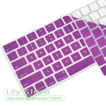 Για Apple Magic Bluetooth Wireless Keyboard Protector Νέο Magic Keyboard Skin Cover European EU Διάταξη πληκτρολογίου Δέρμα σιλικόνης