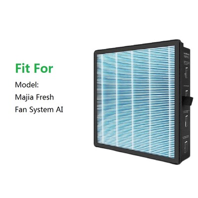 Filter čističky vzduchu pre systém ventilátora Xiaomi Mijia A1 Fresh Fan MJXFJ-150-A1 Stredne účinný vysokoúčinný kompozitný filter 258*258