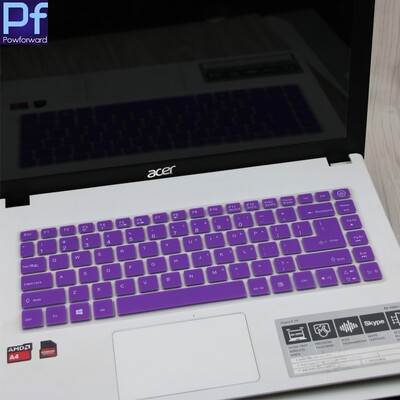 Piele de protecție pentru tastatură din silicon de 14 inchi pentru Acer Aspire E14 SF314 Swift 3 E5-432G K4000 TMP248 TMTX40 TMX349