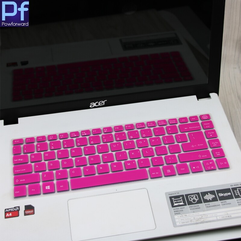 Piele de protecție pentru tastatură din silicon de 14 inchi pentru Acer Aspire E14 SF314 Swift 3 E5-432G K4000 TMP248 TMTX40 TMX349