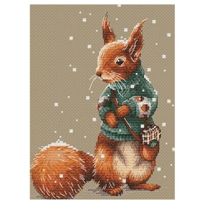 Mielas animacinių filmų megztinis gyvūnų serijos triušio kryžminio dygsnio rinkinys 18ct 14ct 11ct rankų siuvinėjimo medžiagų rinkinys