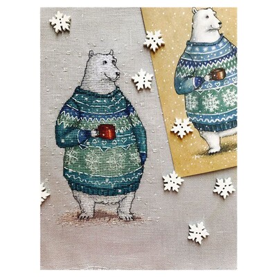 Mielas animacinių filmų megztinis gyvūnų serijos triušio kryžminio dygsnio rinkinys 18ct 14ct 11ct rankų siuvinėjimo medžiagų rinkinys