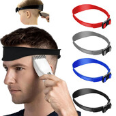 DIY šablon za podrezivanje kose Traka za šišanje Prozračna zakrivljena silikonska Vodič za podrezivanje kose za dječake i muškarce