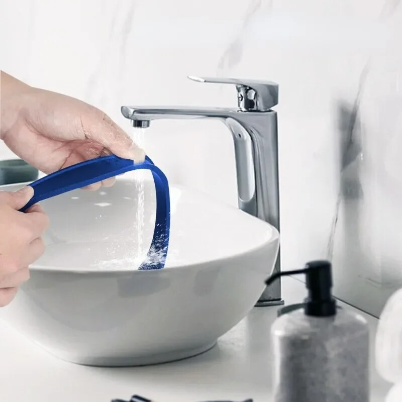 DIY šablon za podrezivanje kose Traka za šišanje Prozračna zakrivljena silikonska Vodič za podrezivanje kose za dječake i muškarce