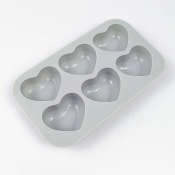 Cavities Valentine Heart Καλούπι σιλικόνης για σαπούνι DIY Love Soap Making Σοκολάτα ψησίματος Φόρμα κεριών Δώρα Προμήθειες χειροτεχνίας Διακόσμηση σπιτιού