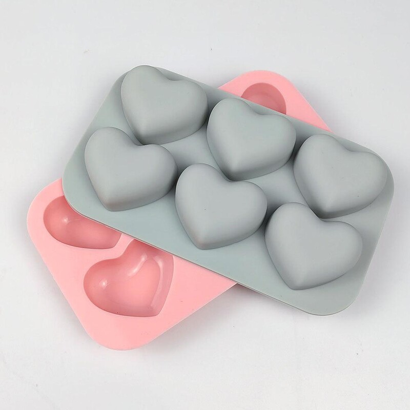 Šupljine Valentinovo Srce Silikonski kalup za sapun DIY ljubav Izrada sapuna Kalup za pečenje čokolade za svijeće Pokloni Potrepštine za rukotvorine Uređenje doma