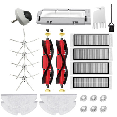 Visas komplektas, skirtas Xiaomi Roborock visos serijos dulkių siurbliui S5 / S6 Max Pure Maxv S50 S60 Xiaowa E35 Mi Robot Brush Filter Mop