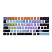Silikónový kryt klávesnice HRH Shortcut Hotkey, rozloženie EÚ, pre Apple iMac Wireless Magic Keyboard 2. generácie MLA22LL/A, model A1644