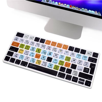 Silikónový kryt klávesnice HRH Shortcut Hotkey, rozloženie EÚ, pre Apple iMac Wireless Magic Keyboard 2. generácie MLA22LL/A, model A1644