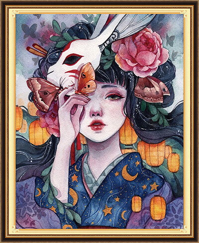 „Zozack“ rankdarbiai, „pasidaryk pats“ spausdinti „Illustrator“ mergaitiškų siuvinėjimo kryželiu rinkiniai, skirti pilnam siuvinėjimui „Siuvinėjimo kryželiu“ komplektas namų sienų dekoravimui