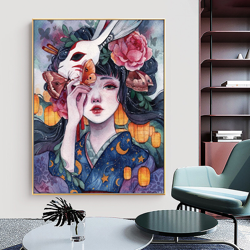 „Zozack“ rankdarbiai, „pasidaryk pats“ spausdinti „Illustrator“ mergaitiškų siuvinėjimo kryželiu rinkiniai, skirti pilnam siuvinėjimui „Siuvinėjimo kryželiu“ komplektas namų sienų dekoravimui