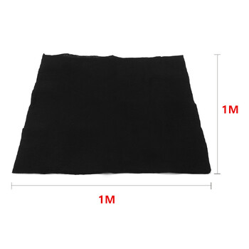 1m x 1m Πάχος 3mm Home Fabric Black Air Conditioner Activated Carbon HEPA Air Purifiers Accessories Purifier Filter Fabric