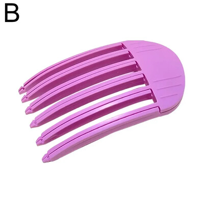 Hajcsat Hajformázás Magas koponya felső Kiegészítők Szél műanyag fésű Hajgyökerek Természetes Bolyhos Lusta Emberek Nyommentes Kiegészítők