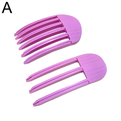 Hajcsat Hajformázás Magas koponya felső Kiegészítők Szél műanyag fésű Hajgyökerek Természetes Bolyhos Lusta Emberek Nyommentes Kiegészítők