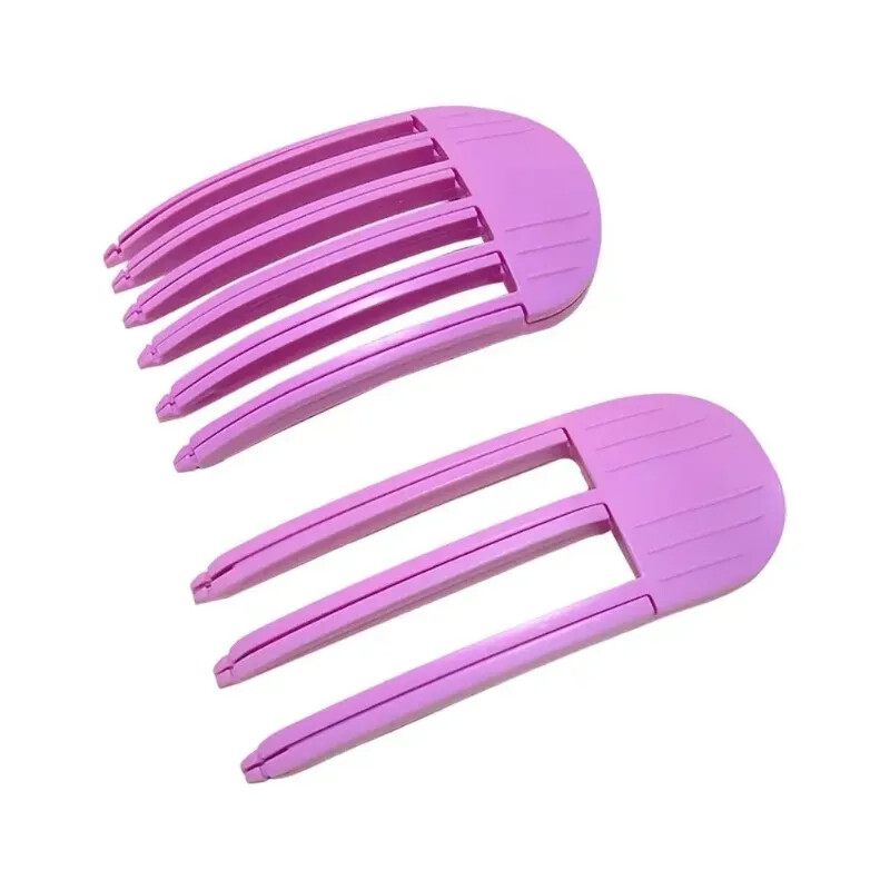 Hajcsat Hajformázás Magas koponya felső Kiegészítők Szél műanyag fésű Hajgyökerek Természetes Bolyhos Lusta Emberek Nyommentes Kiegészítők