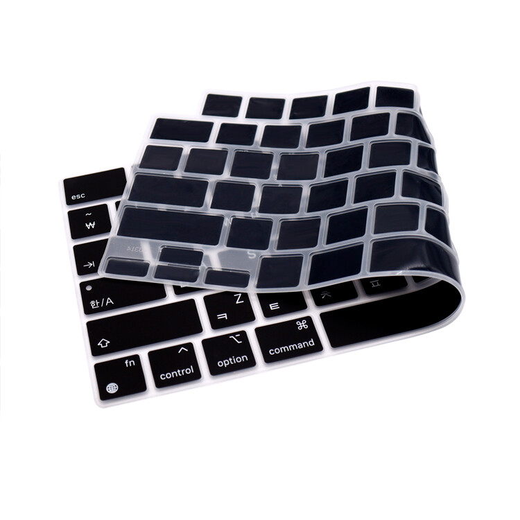 Szilikon borító vízálló porálló Us verzió billentyűzet fedél koreai Macbook Pro 14 16 hüvelykes 2021 A2442 A2485 számítógéphez