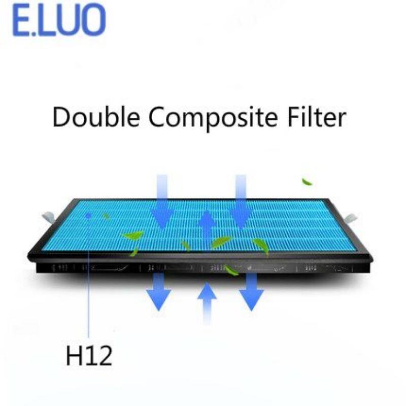 Pre Smartmi XFXT01ZM systém filtrovania čerstvého vzduchu, nástenný ventilátor, integrovaný čistič, HEPA filter 390*297*70 mm