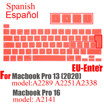Za Apple laptop tipkovnica zaštitna folija Macbook pro13/16 M1 2020 A2338A2889A2251A2141 Čile Španjolska Peru silikonska maska tipkovnice
