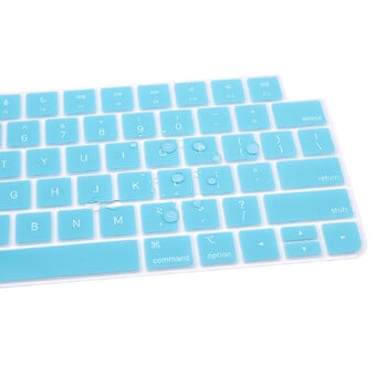 За Apple iMAC Keyboard Cover (издание 2021 г.) A2449 Magic Keyboard Stickers Protector Силиконов калъф за Bluetooth клавиатура US тип