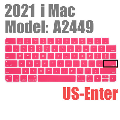 Apple iMAC klaviatuurikaanele (2021. aasta väljalase) A2449 Magic Keyboard Stickers Protector Silikoonist Bluetoothi klaviatuuriümbris USA tüüpi