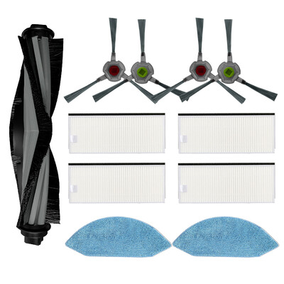 Glavna/bočna četka HEPA krpa za brisanje filtra za Ecovacs Deebot OZMO U2 DGN22 U2 Pro Robot usisivač Dodaci Zamjenski dijelovi