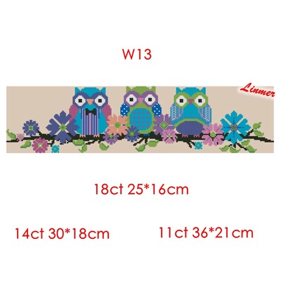 Kit pânză imprimată cu punct în cruce Magic Shadowy House 11CT14CT18CT Kit material pentru broderie chinezească realizată manual Halloween