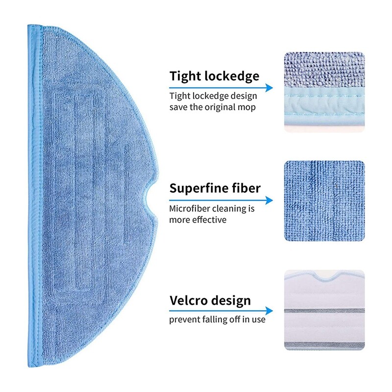 Vakuuminių šluotų šluostės ir vakuuminių filtrų keitimo rinkinys, skirtas Roborock S7 S7+ T7S T7S Plus filtrų šluostės priedai