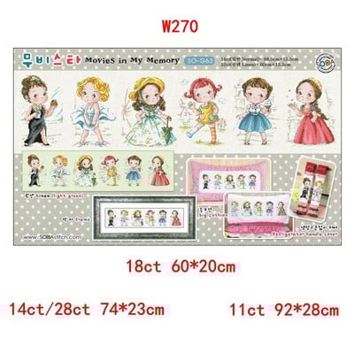 Keresztszemes készlet Memóriafólia 28 karát