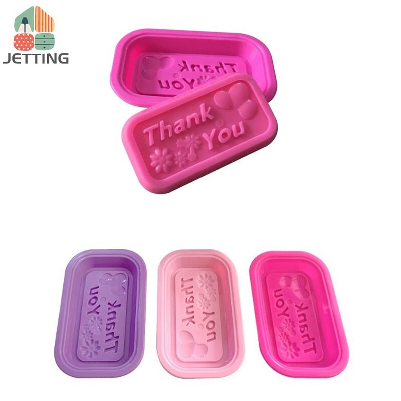 Silikonski kalupi za sapun Neljepljivi ručno izrađeni kalupi za sopu za DIY izradu svijeća Pečenje kolača Okrugli kvadratni 3D kalup