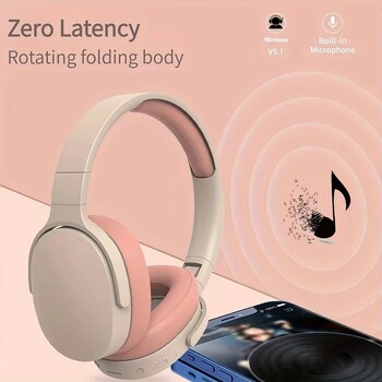 #NEW Fashion Wireless Bluetooth Headphones Over Ear Στερεοφωνικά ακουστικά HIFI True Sports With Earphones TF/AUX Music Player με μικρόφωνο