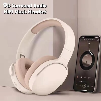 #NEW Fashion bezvadu Bluetooth austiņas pār ausīm HIFI stereo austiņas True Sports ar austiņām TF/AUX mūzikas atskaņotājs ar mikrofonu