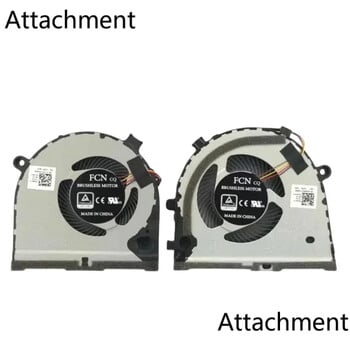 Νέος αυθεντικός ανεμιστήρας ψύξης CPU GPU φορητού υπολογιστή για Dell G3 G3-3579 3779 G3-3771 ανεμιστήρας ψύξης 0TJHF2 TJHF2 0GWMFV GWMFV