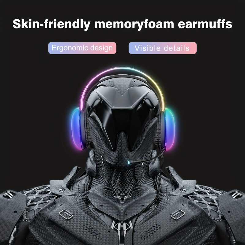 Herné slúchadlá ONIKUMA X25 s mikrofónom pre PS4 PS5 Xbox One PC, káblové herné slúchadlá s RGB svetlom, 3,5 mm káblové slúchadlá